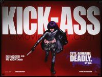 2b632 KICK-ASS teaser DS British quad '10 great image of Chloe Grace Moretz as Hit-Girl!