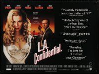 2b635 L.A. CONFIDENTIAL British quad '97 Kevin Spacey, Russell Crowe, sexy Kim Basinger!