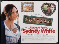 2b663 SYDNEY WHITE DS British quad '07 gorgeous Amanda Bynes in the title role with her 7 dorks!