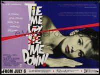 2b666 TIE ME UP! TIE ME DOWN! advance British quad '90 Almodovar's Atame!, Antonio Banderas, Abril!