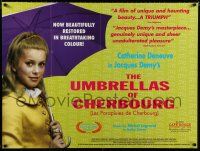 2b674 UMBRELLAS OF CHERBOURG British quad R92 different image of Catherine Deneuve, Jacques Demy