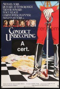 2b562 CONDUCT UNBECOMING English 1sh '75 unspeakable crime among officers & ladies!