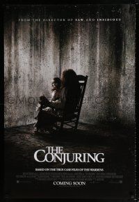 2b564 CONJURING advance DS English 1sh '13 the true case files of the Warrens, creepy rocking chair