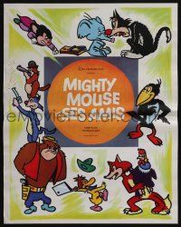 2b546 MIGHTY MOUSE ET SES AMIS French 18x23 '70s great images of Terrytoons characters!