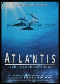 2b176 ATLANTIS German '94 Luc Besson underwater documentary, cool image of porpoises!
