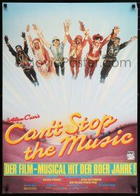 2b178 CAN'T STOP THE MUSIC German '80 Steve Guttenberg & Bruce Jenner, wacky Village People!