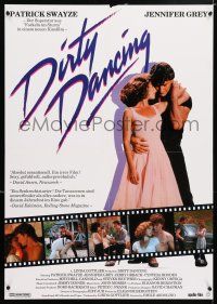 2b180 DIRTY DANCING German '87 images of Patrick Swayze & Jennifer Grey in sexy embrace!