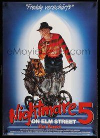 2b193 NIGHTMARE ON ELM STREET 5 German '89 Robert Englund as Krueger, Freddy Jr.!