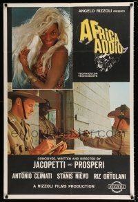 2b078 ADIOS AFRICA export Italian 1sh '67 Jacopetti & Prosperi's Africa Addio!