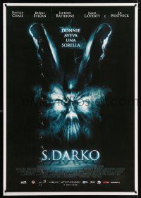 2b081 S. DARKO Italian 1sh '09 Daveigh Chase in title role, composite image of Frank the Rabbit!