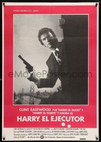 2b253 ENFORCER Spanish '77 photo of Clint Eastwood as Dirty Harry by Bill Gold!