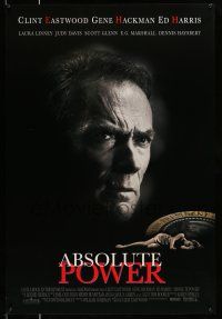2c015 ABSOLUTE POWER 1sh '97 great image of star & director Clint Eastwood!