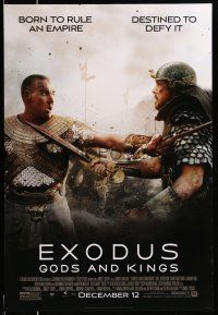 2c251 EXODUS: GODS & KINGS style D advance DS 1sh '14 Christian Bale as Moses, Joel Edgerton!