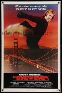 2c260 EYE FOR AN EYE 1sh '81 Chuck Norris takes the law into his own hands, Golden Gate Bridge!