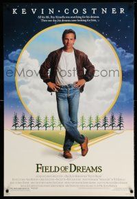 2c271 FIELD OF DREAMS 1sh '89 Kevin Costner baseball classic, if you build it, they will come!