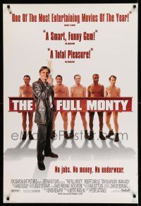 2c293 FULL MONTY int'l style C DS 1sh '97 Peter Cattaneo, Robert Carlyle, Tom Wilkinson, male strip