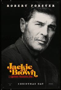 2c433 JACKIE BROWN teaser 1sh '97 Quentin Tarantino, cool image of Robert Forster!