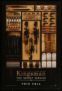 2c457 KINGSMAN: THE SECRET SERVICE style A teaser DS 1sh '14 Mark Hamill, Samuel L. Jackson, Firth