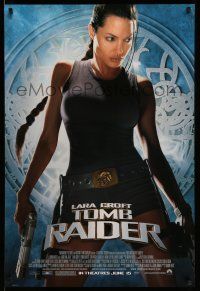 2c465 LARA CROFT TOMB RAIDER advance 1sh '01 sexy Angelina Jolie, from adventure video game!