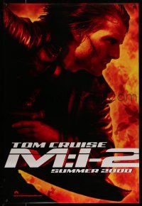 2c541 MISSION IMPOSSIBLE 2 teaser DS 1sh '00 Tom Cruise, sequel directed by John Woo!