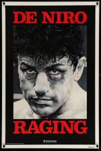 2c630 RAGING BULL teaser 1sh '80 Robert De Niro, Martin Scorsese, boxing classic!