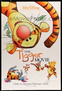 2c770 TIGGER MOVIE advance DS 1sh '00 Winnie the Pooh, Piglet, Roo, Rabbit & Eeyore too!