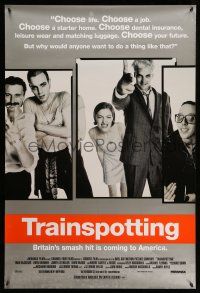 2c789 TRAINSPOTTING 1sh '96 heroin drug addict Ewan McGregor, Danny Boyle