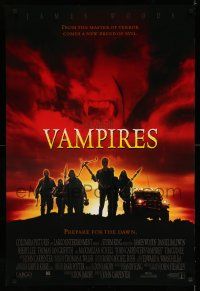 2c807 VAMPIRES int'l DS 1sh '98 John Carpenter, James Woods, cool vampire hunter image!