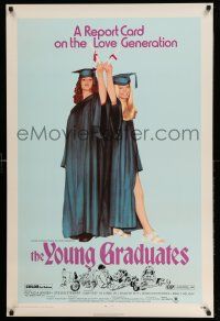 2c846 YOUNG GRADUATES 1sh '71 Patricia Wymer, teen rebels proudly displaying diplomas!
