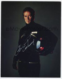 2d0115 FIREFOX signed color 11x14 still '82 by Clint Eastwood, best portrait in uniform with helmet!