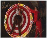2d0673 AMERICAN HORROR STORY signed color 8x10 REPRO still '10s by BOTH Matt Fraser AND Erika Ervin!