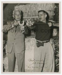 2d0460 ART BAKER signed 8.25x10 still '50s the host of TV's You Asked For It, photo by Irving Antler