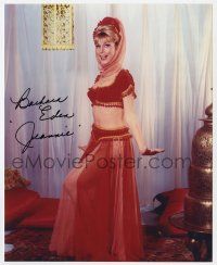 2d0692 BARBARA EDEN signed color 8x10 REPRO still '90s full-length in I Dream of Jeannie costume!