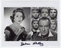 2d0968 BARBARA SHELLEY signed 8x10 REPRO still '80s split image w/ Sanders in Village of the Damned!