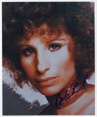 2d0695 BARBRA STREISAND signed color 8x10 REPRO still '00s c/u with great perm from A Star is Born!