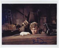 2d0706 BRUCE DAVISON signed color 8x10 REPRO still '90s great scene with his pet rat from Willard!