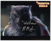 2d0709 CARL THIBAULT signed color 8x10 REPRO still '90s he was the Wolfman in The Monster Squad!