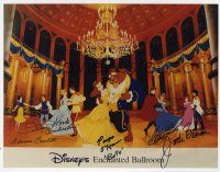 2d0740 DISNEY'S ENCHANTED BALLROOM signed color 8x10 REPRO still '90s by ALL the female voice actors