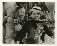 2d1013 EDWARD G. ROBINSON signed deluxe 8x10 REPRO still '70s w/ cigar in mouth in Kid Galahad!