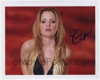 2d0749 EMMA CAULFIELD signed color 8x10 REPRO still '00s sexy actress from Buffy the Vampire Slayer!