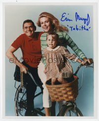 2d0750 ERIN MURPHY signed color 8x10 REPRO still '90s as young Tabitha with her Bewitched co-stars!