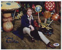 2d0757 GENE WILDER signed color 8x10 REPRO still '90s in Willy Wonka and the Chocolate Factory!