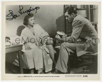 2d0502 IDA LUPINO signed 8x10.25 still '54 close up sitting with Steve Cochran in Private Hell 36!