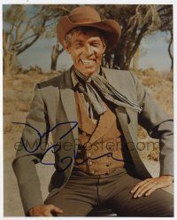 2d0772 JAMES COBURN signed color 8x10 REPRO still '90s great smiling close up from Waterhole #3!