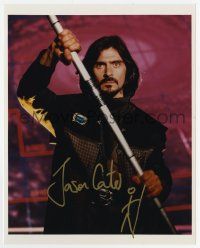 2d0782 JASON CARTER signed color 8x10 REPRO still '00s close up as Marcus Cole in TV's Babylon 5!