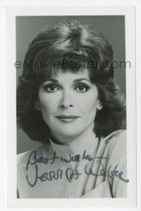 2d0656 JESSICA WALTER signed 3.5x5.5 publicity still '80s great youthful portrait of the actress!