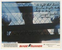 2d0446 JOE TURKEL signed 8x10 mini LC '82 great image as Dr. Tyrell from Blade Runner!