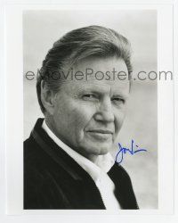 2d1064 JON VOIGHT signed 8x10 REPRO still '90s great head & shoulders portrait of the Hollywood star