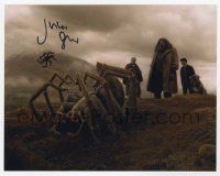2d0803 JULIAN GLOVER signed color 8x10 REPRO still '00s he voiced Aragog the spider in Harry Potter!