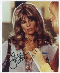 2d0804 JULIE CHRISTIE signed color 8x10 REPRO still '90s great close up of the sexy star!